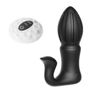 Plug Anal Fire Arrow Com Motor Duplo Com 7 Vibrações E Controle Remoto