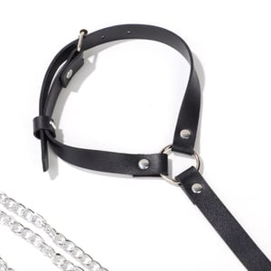 Harness Feminino De Couro Com Metal Vibe Toys