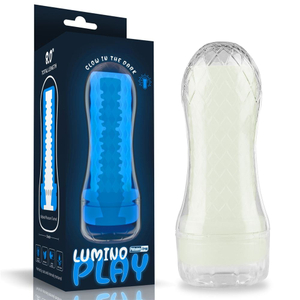 Masturbador Lanterna Fosforescente Ribbed Lumino Play Lovetoy