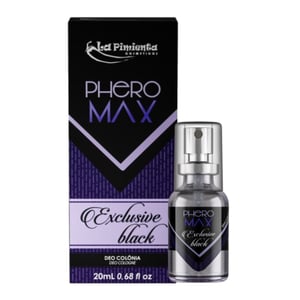 Phero Max Deo Colônia Exclusive Black 20ml La Pimienta