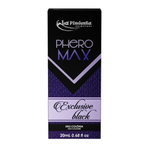 Phero Max Deo Colônia Exclusive Black 20ml La Pimienta
