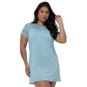 Camisola Confort Lisa Luíza Com Renda Patitex