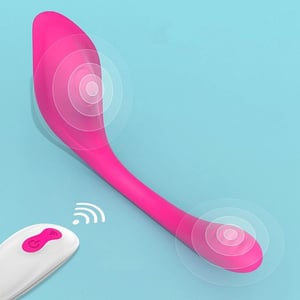 Vibrador De Casal Ribbon Pró Com Vértebra 9 Modos De Vibrações Vibe Toys