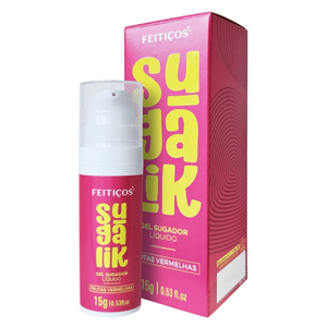 Sugalik Gel Sugador Líquido Beijável 15g Feitiços