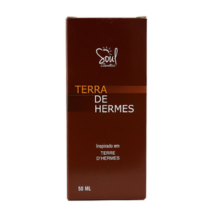 Terra De Hermes Colônia Masculina 50ml Soul Cosméticos 