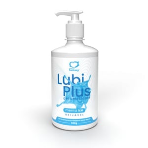 Lubi Plus Gel Umectante Menta Ice Beijável 500g Sexy Fantasy