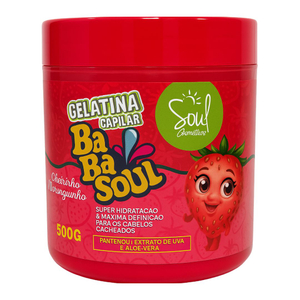 Babasoul Gelatina Capilar Moranguinho 500g Soul Cosméticos