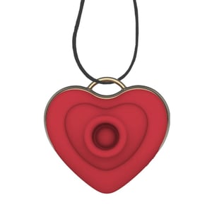 Estimulador Clitoriano Colar De Coração 10 Modos De Vibração E 5 Modos De Pulsação 