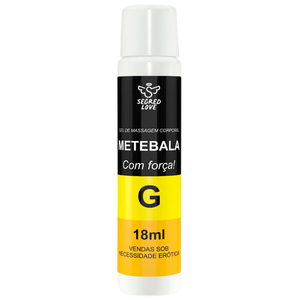Metebala Lubrificante Siliconado 18ml Segred Love