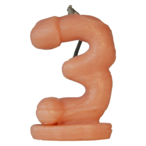 Vela Erótica Número 3 K-gel