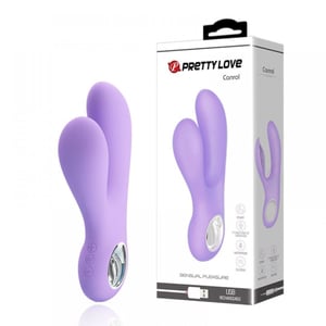 Vibrador Ponto G Com Cerdas Massageadoras Canrol 7 Vibrações Pretty Love