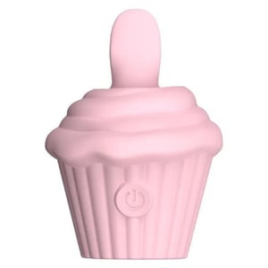 Estimulador Formato De Cupcake Com Língua Estimuladora 10 Vibrações Vibe Toys