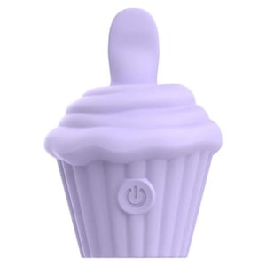 Estimulador Formato De Cupcake Com Língua Estimuladora 10 Vibrações Vibe Toys