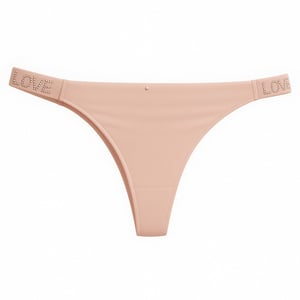 Calcinha Fio Dental Love Corte A Laser Lisa