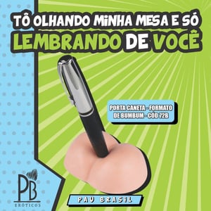 Porta Caneta Formato De Bunda Pau Brasil