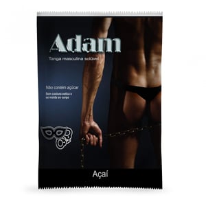 Tanga Comestivel Adam Masculina 50 Tons