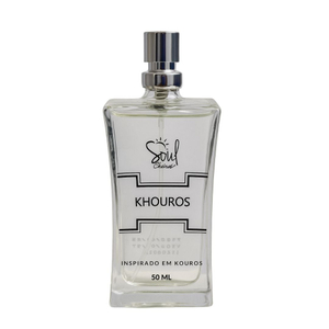 Khouros Colônia Masculina 50ml Soul Cosméticos 