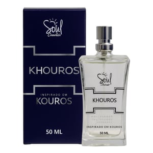 Khouros Colônia Masculina 50ml Soul Cosméticos 