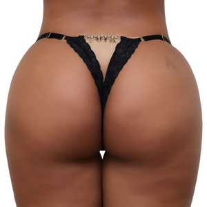 Calcinha Gislaine Strass Puta Tallyta Moda Apimentada