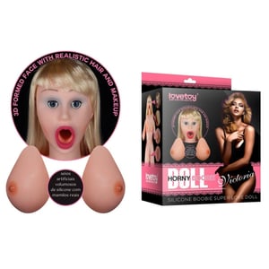 Boneca Inflável Victória Blonde Com Seios Em Silicone Lovetoy