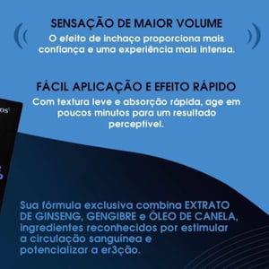 Super Legend Gel Masculino Intensificador De Volume 15ml Feitiços