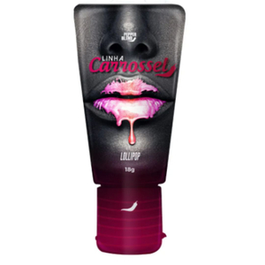 Carrossel Gel Lubrificante Com Glitter Beijável 18g Pepper Blend