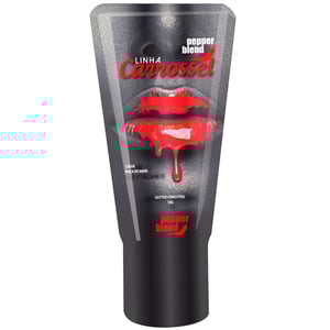 Carrossel Gel Lubrificante Com Glitter Beijável 18g Pepper Blend