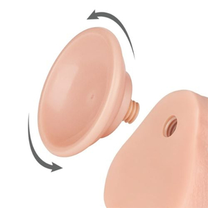 Pênis Realístico Com Pele Deslizante Escroto E Ventosa 20 X 4cm Vibe Toys