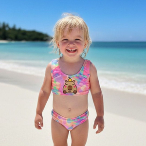 Tríquini Infantil Estampado Capivara Hangar Lingerie