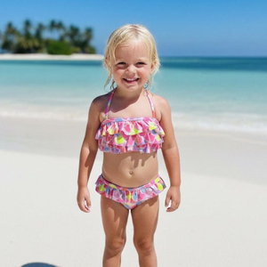 Biquíni Top Infantil Sereia Colorida Hangar Lingerie