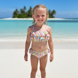 Biquíni Top Infantil Sereia Colorida Hangar Lingerie