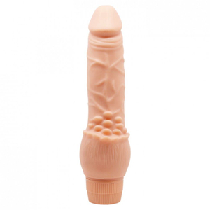 Prótese Realística Clark Com Vibro Interno E Saliências 19,5 X 3,8cm Vibe Toys