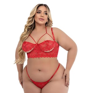 Conjunto Plus Size Presente Surpresa Tallyta Moda Apimentada