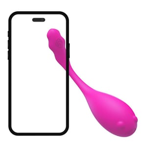 Vibrador Lara De Slicone Com Aplicativo 10 Modos De Vibração Vibe Toys