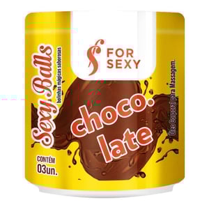 Sexy Balls Beijável óleo Corporal Em Bolinha 3uni Forsexy