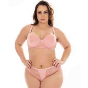Conjunto Plus Size Belinda Em Renda Patitex