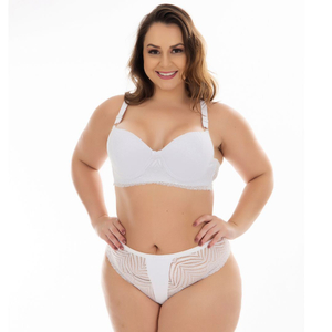 Conjunto Plus Size Belinda Em Renda Patitex