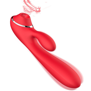 Vibrador Sharp Com Sugador E Estimulador De Clitóris 8 Vibrações
