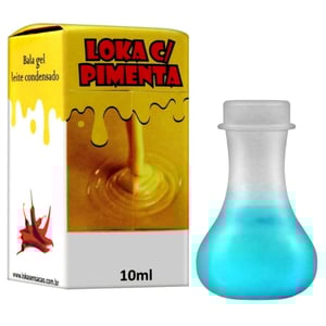Loka Com Pimenta Gel Comestível 10ml Loka Sensção 