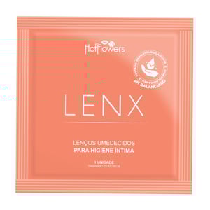 Lenx Lenço Umedecido Higiêne íntima 1 Un Hot Flowers