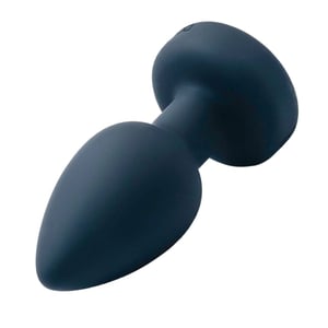 Plug Anal Em Silicone Com Led 10 Modos De Vibração