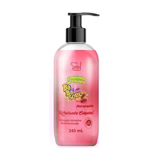 Hidratante Corporal Cheirinho De Chiclete Babasoul 240ml Soul Cosméticos