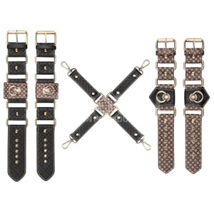 Kit Bondage Com Algema E Tornozeleira Linha Rebellion Reign