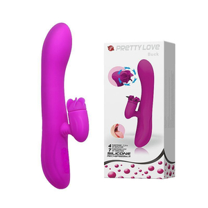 Vibrador Ponto G Buck 4 Modos De Rotação E 7 Modos De Vibração Pretty Love