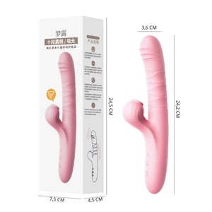 Vibrador Ponto G Suck 10 Modos De Vibração E Pulsação Lilo