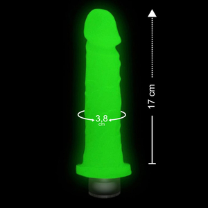 Prótese Com Vibro Fosforescente 17 X 3,8 Cm Kimport