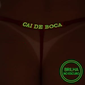 Calcinha Fio Dental Brilha No Escuro Cai De Boca Tallyta