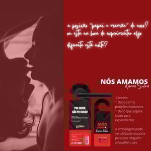 Kit Dadinhos E Aviso De Porta Hétero Nós Amamos Kama Sutra Diversão Ao Cubo