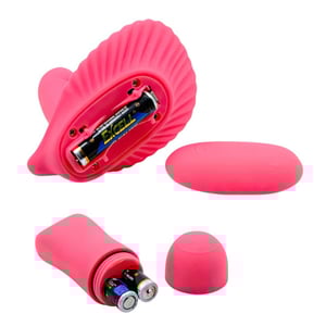 Vibrador Ponto G Fancy Clamshell Com Estimulador Clitoriano 30 Vibrações Pretty Love