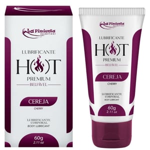  Lubrificante Hot Premium Corporal Beijável 60g La Pimienta